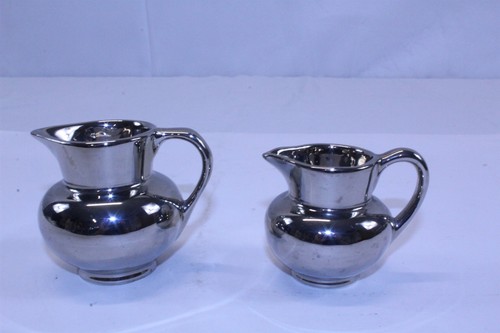 Pitchers hand painted platinum - pitchers,