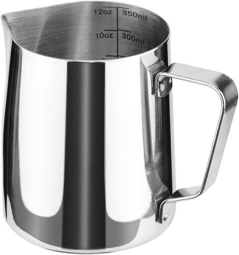 Stainless steel milk frothing - stainless,