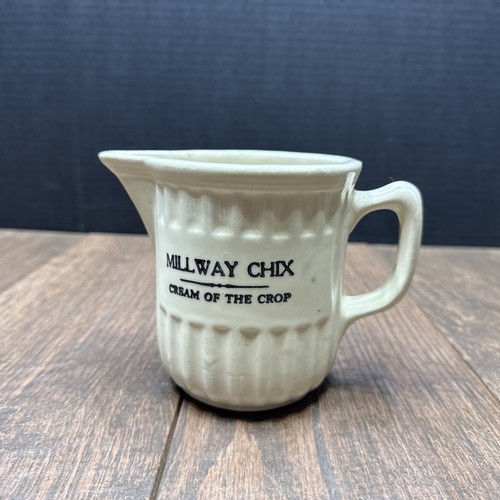 Advertising stoneware pitcher - stoneware,